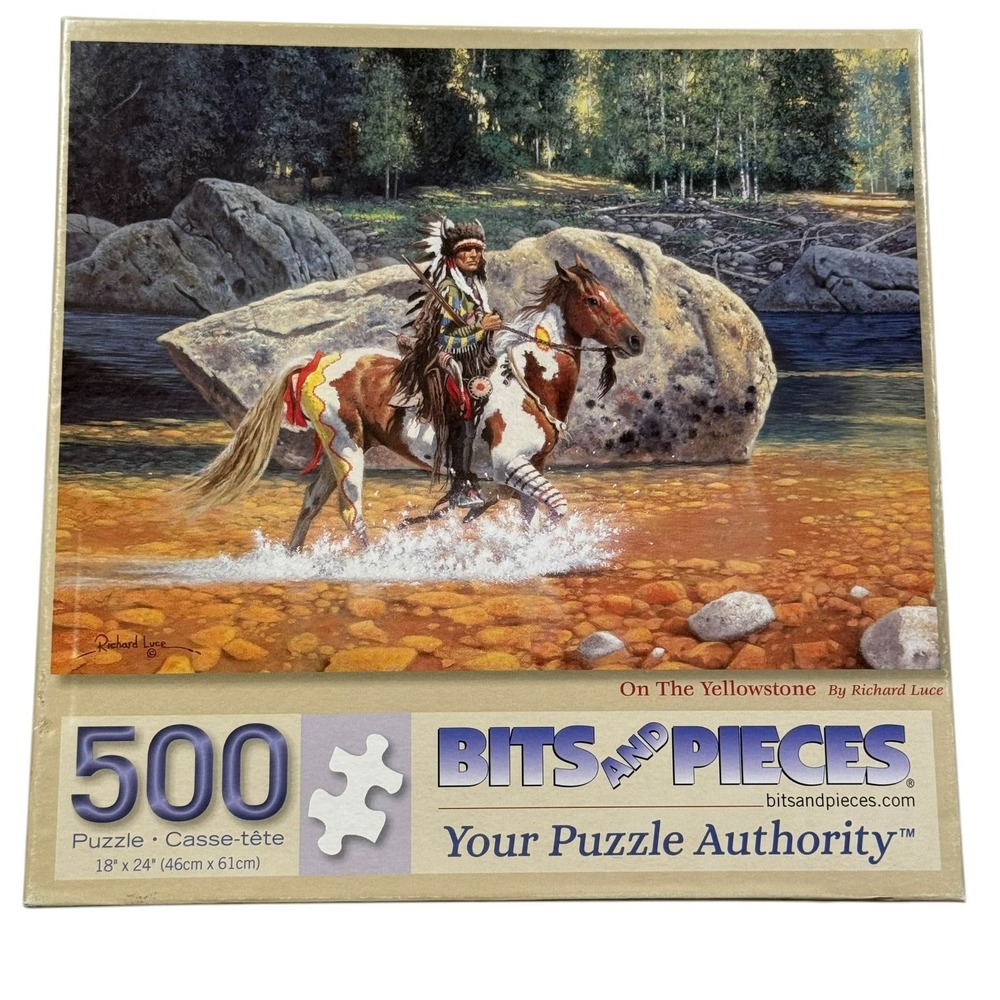 Bits‎ And Pieces On The Yellowstone Richard Luce 500 Pieces Puzzle UNCOUNTED